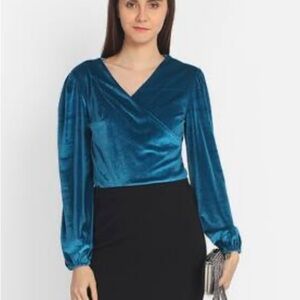 Elegant Black Women's Top